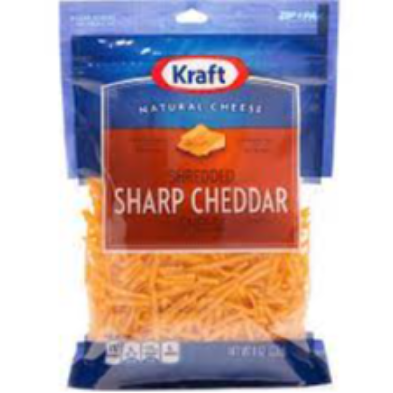 Kraft Cheddar Cheese Shredded Main Image